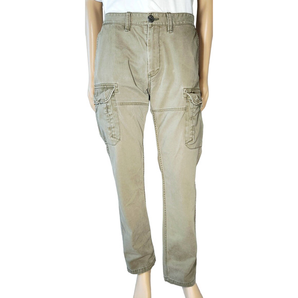 Armani Exchange Men's Cargo Pants Sz 34x31.5" Green Rn # 91714 - Picture 1 of 6